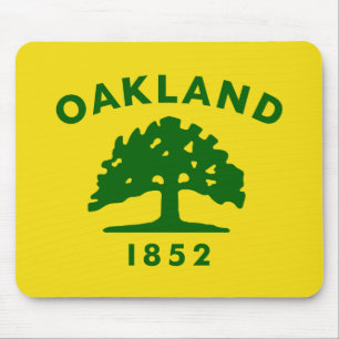 Oakland, kalifornische Flagge Mousepad
