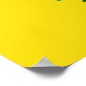 Oakland, kalifornische Flagge Poster (Ecke)