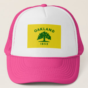 Oakland, kalifornische Flagge Truckerkappe