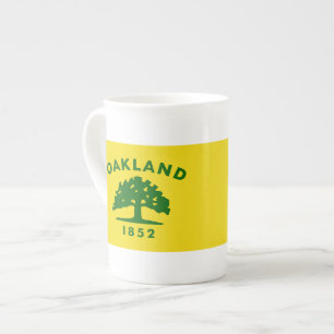 Oakland, kalifornische Flaggen Porzellantasse
