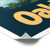 Oakland Kunst, Dichtung und Musik Poster (Ecke)