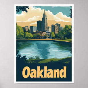 Oakland Kunst, Dichtung und Musik Poster