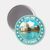 Oakland Magnet (Vorderseite/Rückseite)