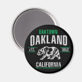Oakland Magnet (Vorderseite/Rückseite)