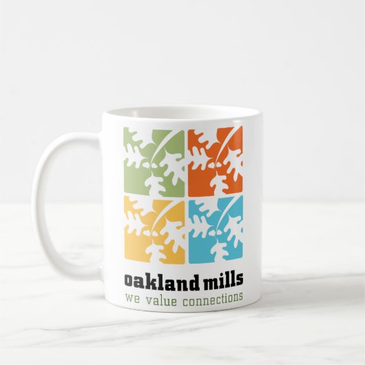 Oakland mahlt Tasse (Links)