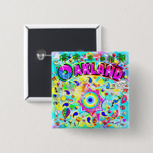 Oakland Mystic-Tanz Button