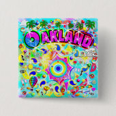 Oakland Mystic-Tanz Button (Vorderseite)
