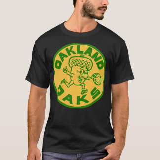 Oakland Oaks Vintag Basketball Logo Abs. T-Shirt