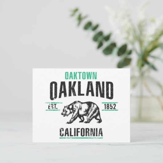 Oakland Postkarte (Stehend Vorderseite)