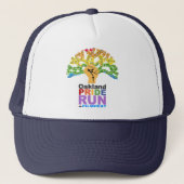 Oakland Pride Run Baseball Hat Truckerkappe (Vorderseite)