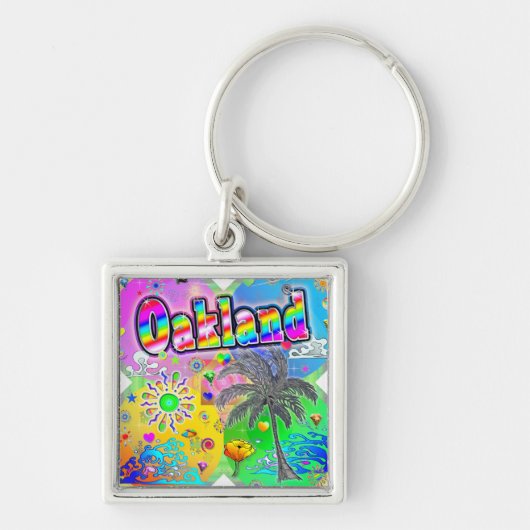 Oakland Quadro Seasons Schlüsselanhänger (Vorne)