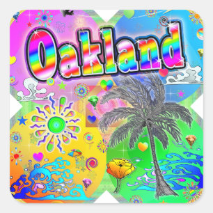 Oakland Quadro Seasons Sticker