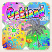 Oakland Quadro Seasons Untersetzer (Vorderseite)