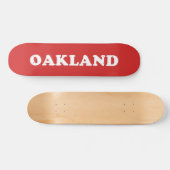 Oakland Skateboard (Horizontal)