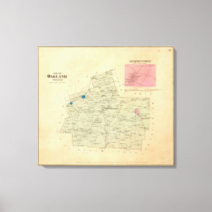 Oakland Township Leinwanddruck