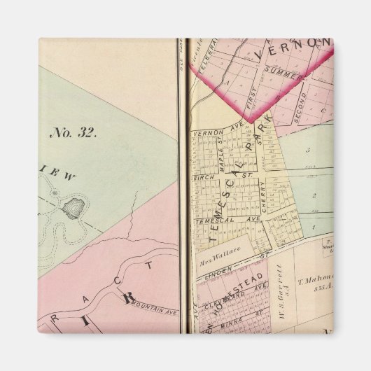 Oakland, Umgebung 1112 Magnet (Vorne)