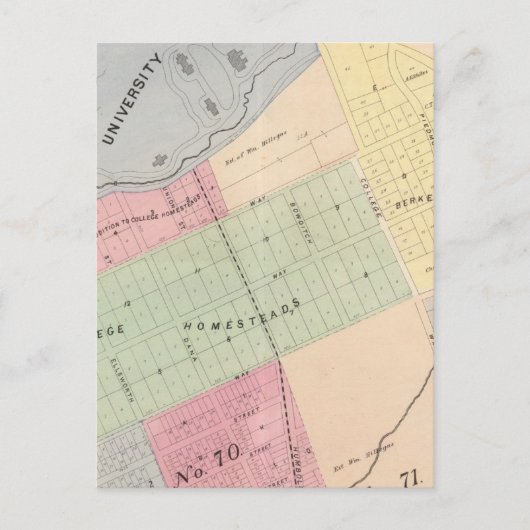 Oakland, Umgebung 16 Postkarte (Vorderseite)