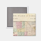 Oakland, Umgebung 3 Magnet (Vorderseite/Rückseite)