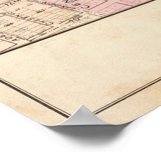 Oakland, Umgebung 3 Poster (Ecke)