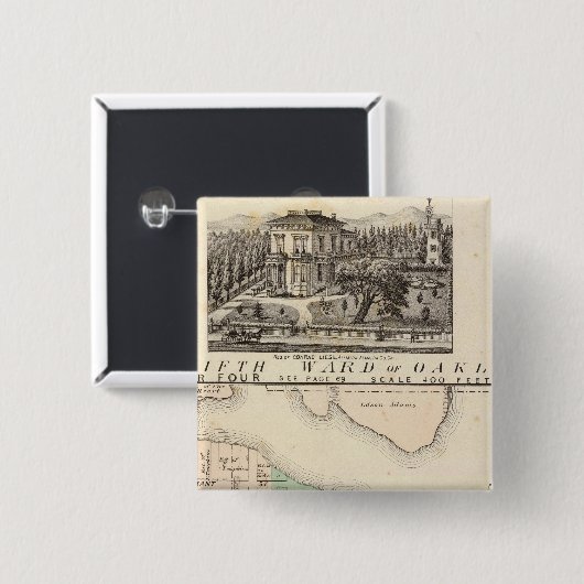 Oakland, Umgebung 4 Button (Vorne & Hinten)