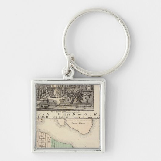 Oakland, Umgebung 4 Schlüsselanhänger (Vorne)