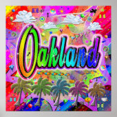 Oakland Vista Express Poster (Vorne)