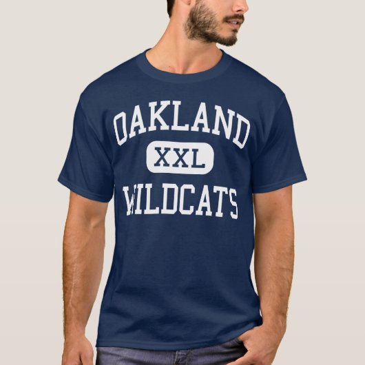 Oakland - Wildkatzen - hoch - Oakland Kalifornien T-Shirt (Vorderseite)