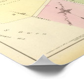 Oaklands und Smith Plat Atlas Karte Poster (Ecke)