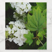 Oakleaf Hydrangea Weinetikett (Einzelnes Label)