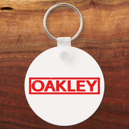 Oakley Briefmarke Schlüsselanhänger (Vorderseite)
