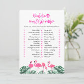 OAKLEY Hot Pink Flamingo Spaß würde sie eher Spiel Einladung (Stehend Vorderseite)