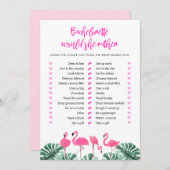 OAKLEY Hot Pink Flamingo Spaß würde sie eher Spiel Einladung (Vorne/Hinten)