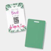 OAKLEY Kaufen Sie die Braut ein Abzeichen mit QR C Ausweis (Vorder- & Rückseite)