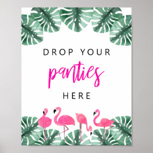 OAKLEY Tropical Flamingo Bachelorette Panty Game P Poster