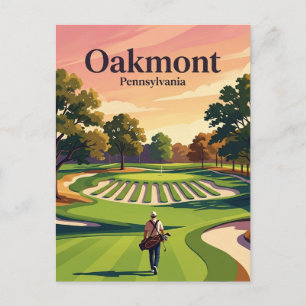 Oakmont Country Club USA Postkarte