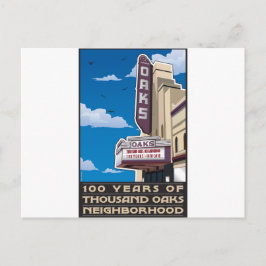 Oaks Theater auf der Solano Avenue in Berkeley, CA Postkarte