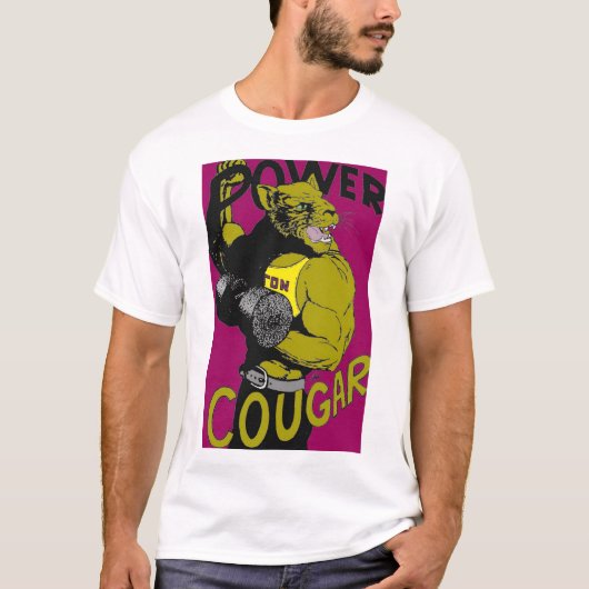OAKTON HIGH SCHOOL (Wien, Va) POWER COUGAR T-Shirt (Vorderseite)