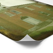 Oakville, Iowa-Schule Poster (Ecke)