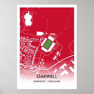 Oakwell Poster - Zuhause von Barnsley Poster