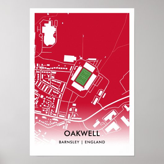 Oakwell Poster - Zuhause von Barnsley Poster (Vorne)