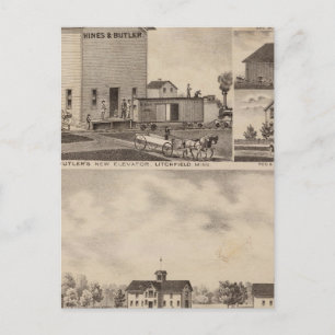 Oakwood Farm, Minnesota Postkarte