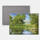 Oakwood Lakes Staat Park Magnet (Vorderseite/Rückseite)