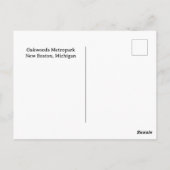 Oakwood Metropark Springbeauty Postkarte (Rückseite)