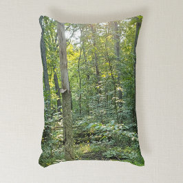 Oakwood Metropark Trail Summer Forest Dekokissen