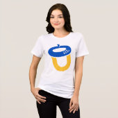 Oakwood-Universität Tri-Blend Shirt (Vorderseite voll)