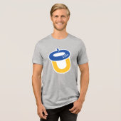 Oakwood-Universität Tri-Blend Shirt (Vorderseite voll)