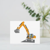 Oanger Kettenbagger Postkarte (Stehend Vorderseite)
