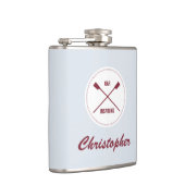 Oar inspirierend Puppenbauern personalisierter Spo Flachmann (Rechts)