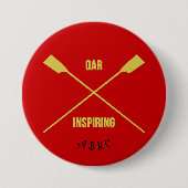 Oar inspirierend Slogan-Initialen und gekreuzte Ru Button (Vorderseite)