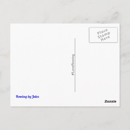 Oar inspirierend Slogan und gekreuzte Ohren grün Postkarte (Rückseite)